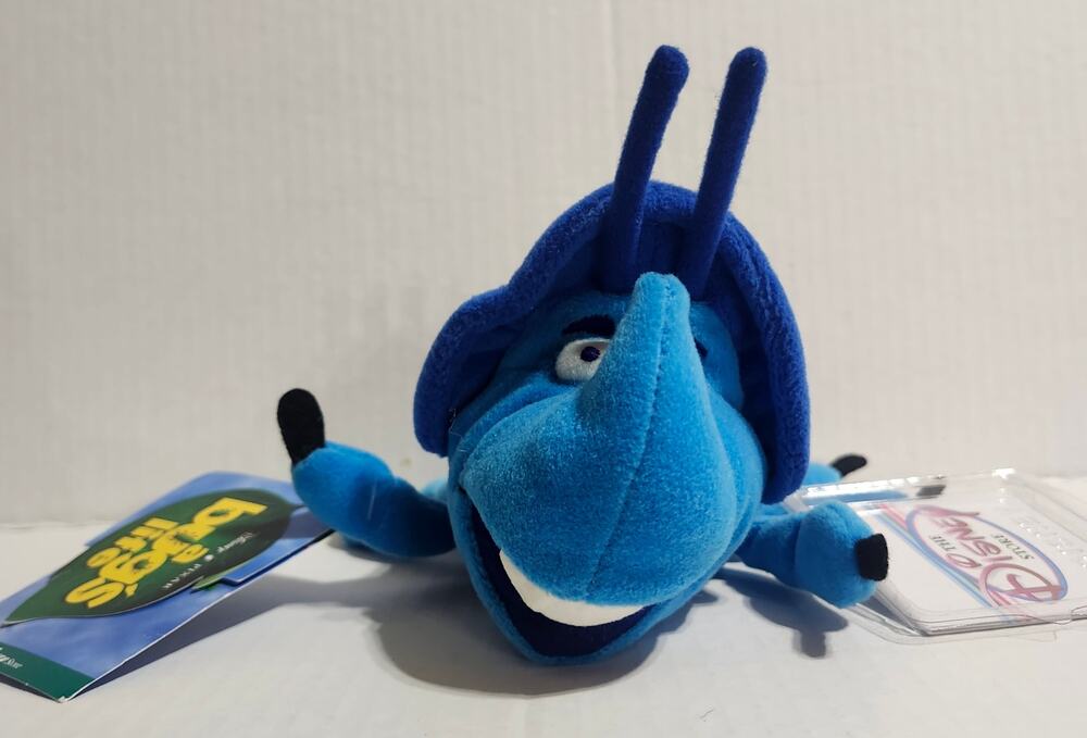 Vintage Disney A Bug's Life Dim Mini Bean Bag Plush 7" With Tags